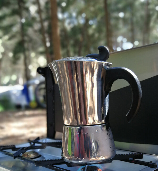 BasicNature Stainless Steel ibric de espresso pentru 6 căni
