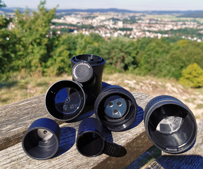 Origin Outdoors Mini-Espresso To-Go, negru