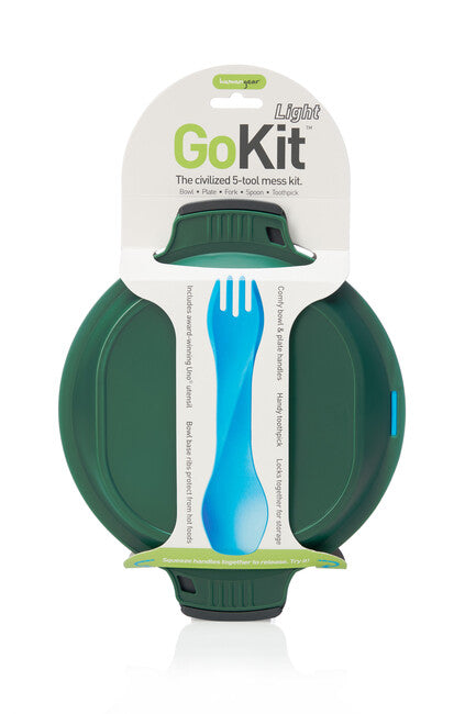 Humangear GoKit Basic set de mâncare, cărbune-verde