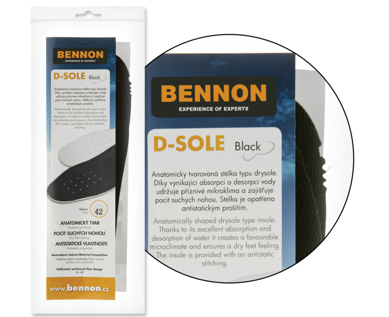 BENNON D-SOLE branțuri anatomice pentru pantofi