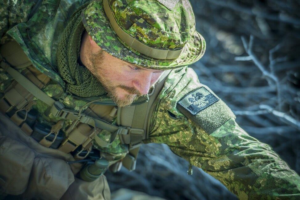 Helikon-Tex CPU pălărie PolyCotton Ripstop, EN Woodland