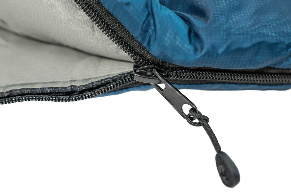 Grüezi-Bag Cotton Comfort Grueezi sac de dormit, albastru cânepă adânc, dreapta