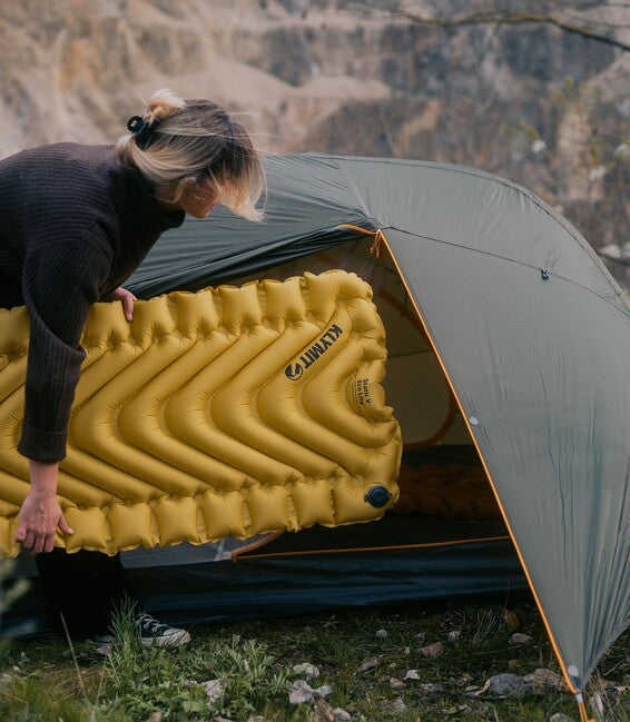 Klymit Static V Lite ECO saltea de dormit, auriu deschis