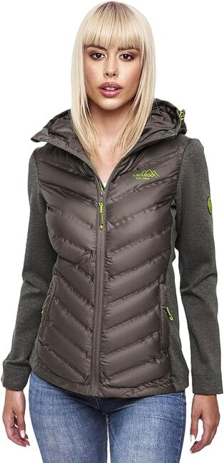 Navahoo NIMM MICH MIT geacă outdoor pentru femei, Dark choco