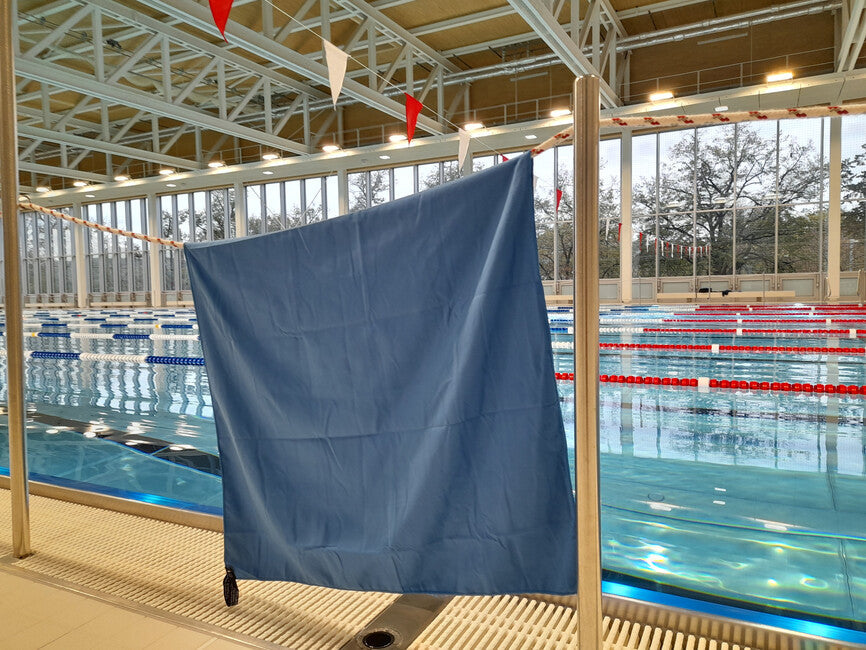 BasicNature Velour prosop 85 x 150 cm, albastru