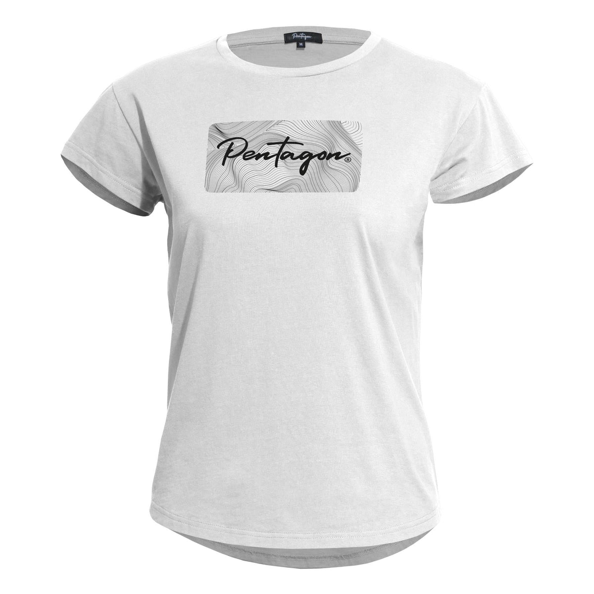 Pentagon Whisper Contour tricou scurt pentru femei, alb