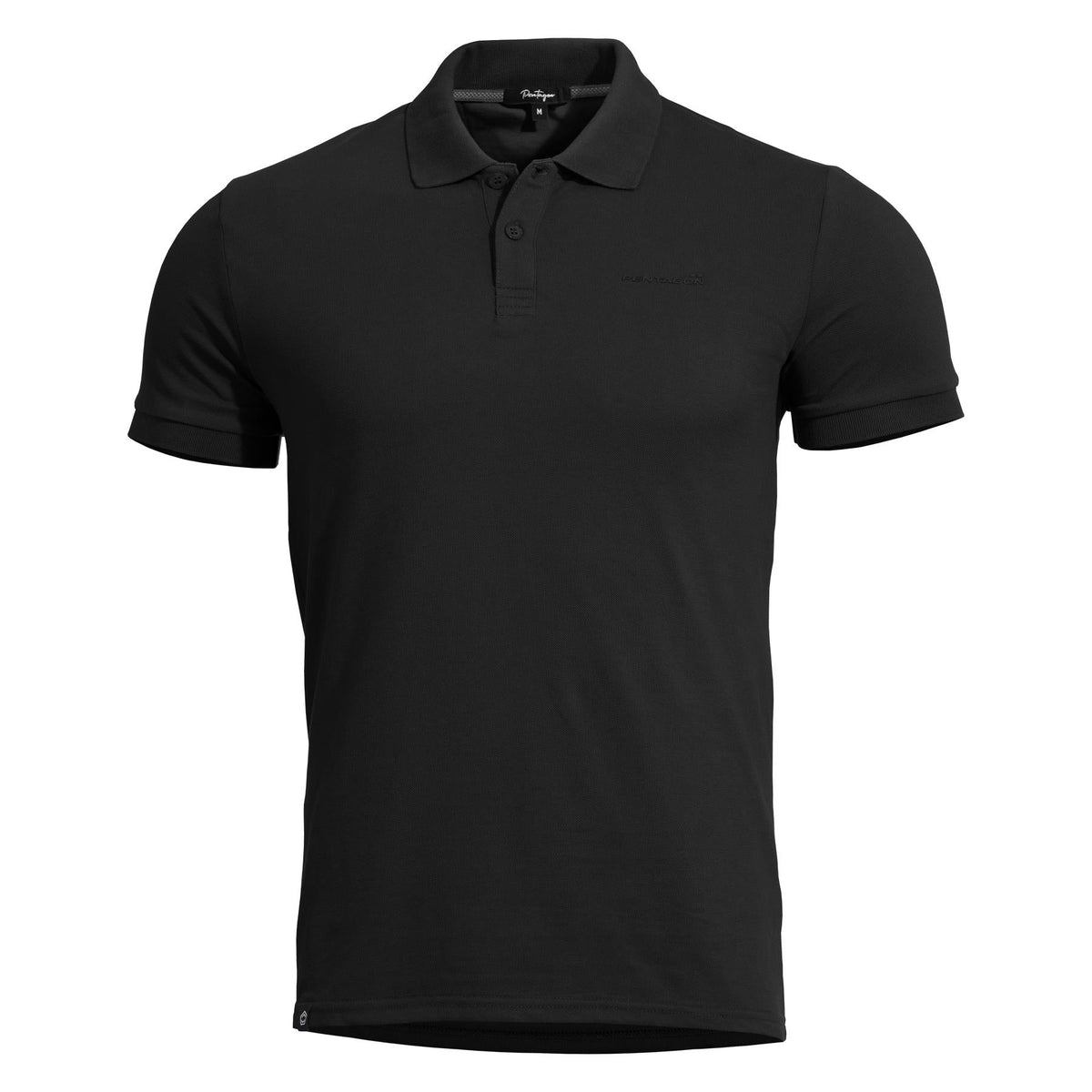 Pentagon Moth Piquet tricou polo, negru