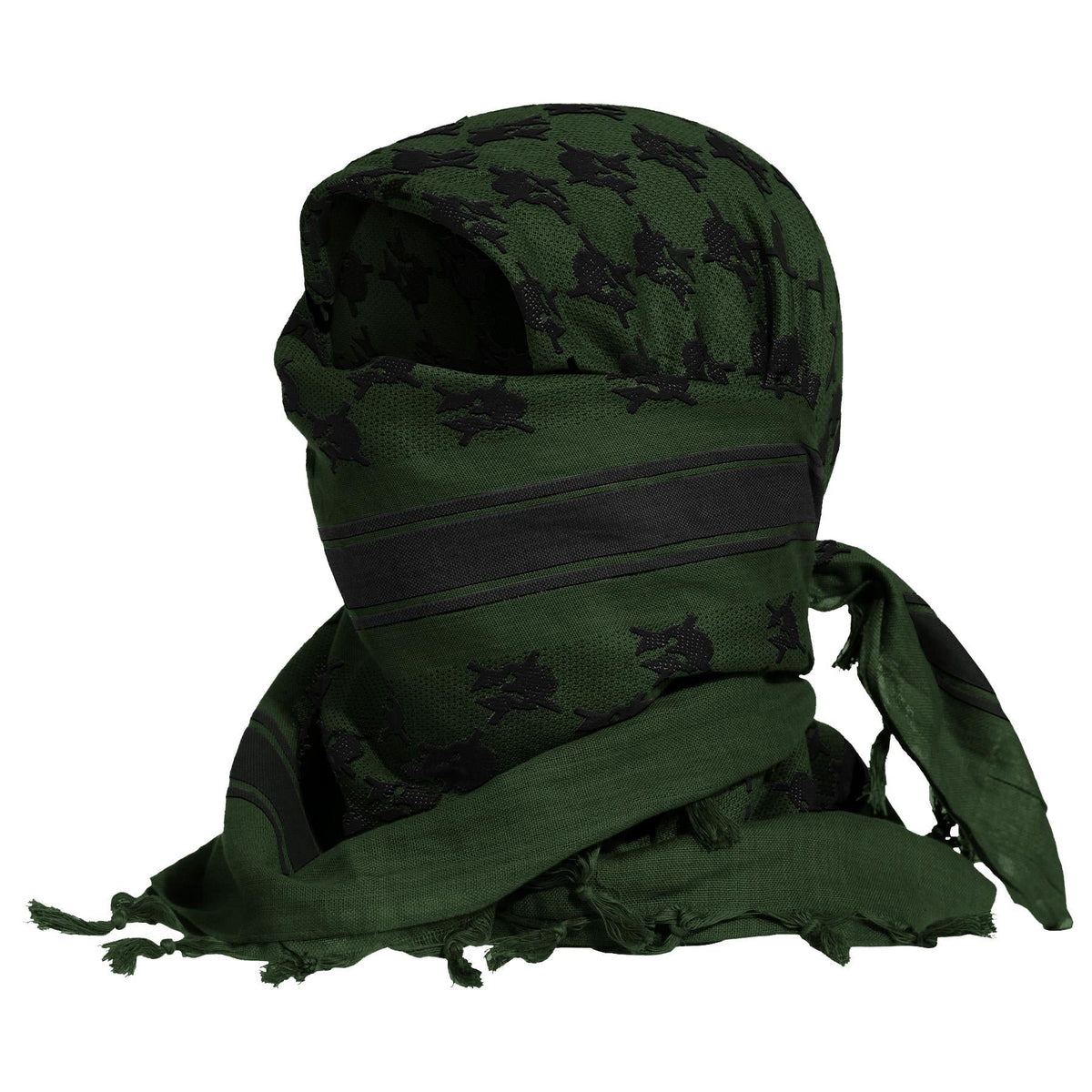 Pentagon Atreus bandană palestiniană 110 x 110cm, forest night green