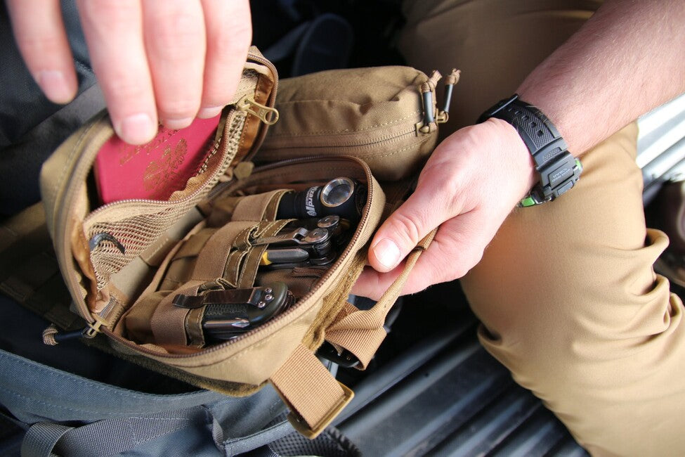 Helikon-Tex Insert husă dublă pentru încărcătoare de pistol Polyester, Coyote