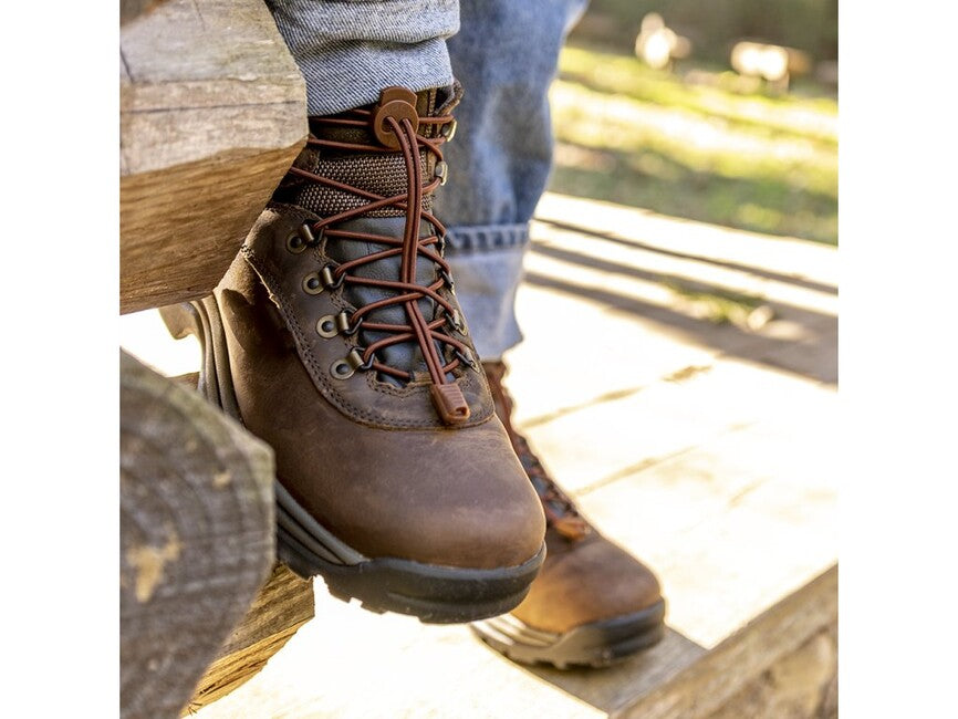 Lock Laces șireturi pentru bocanci de trekking, maro închis