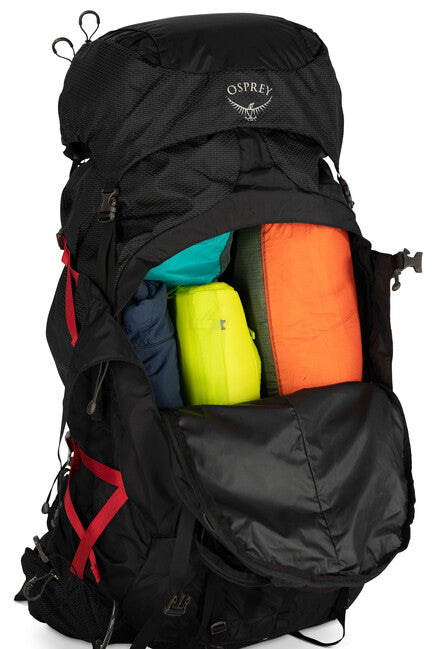 OSPREY AETHER PLUS 100 rucsac de trekking, negru