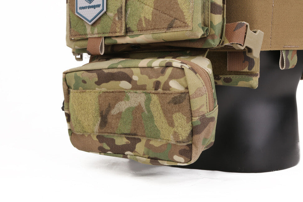 Emersongear Drop Down husă multifuncțională pentru atașare la purtător de plăci, ranger green