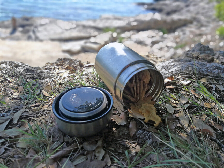 BasicNature recipient pentru alimente din oțel inoxidabil 0,4 l