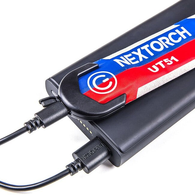 NexTorch® UT51 L bandă de siguranță intermitentă, roșie-albastru