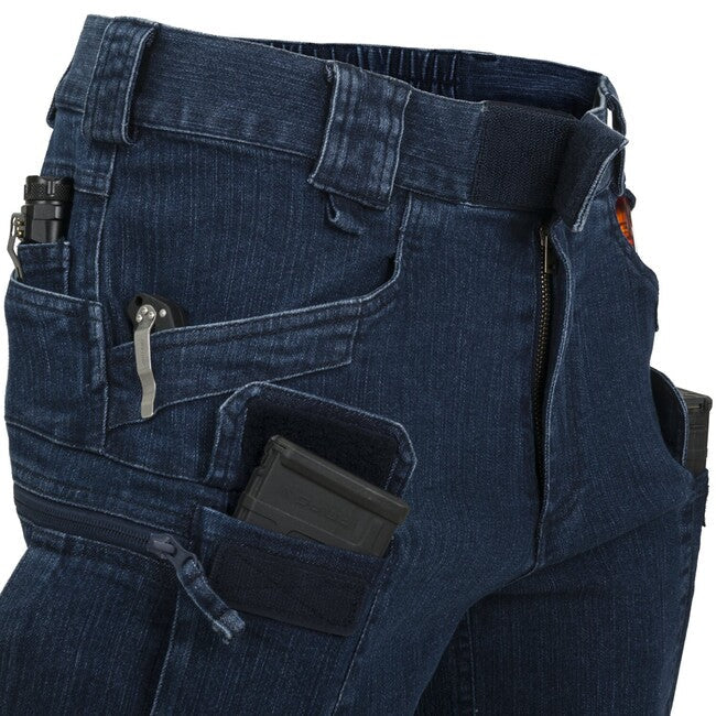 Helikon-Tex UTS pantaloni scurți tactici 11" Denim Stretch, Marine Blue