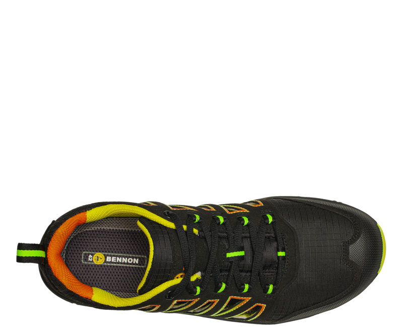 BENNON REBEL S1P ESD Low pantofi sport cu talpă joasă, verzi