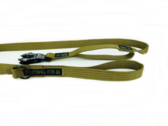 K9 Thorn lesă Kong Frog cu 2 mânere, coyote, 200 cm