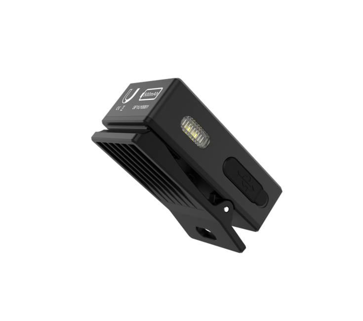 Speras U1 lanternă multifuncțională EDC cu clip, neagră