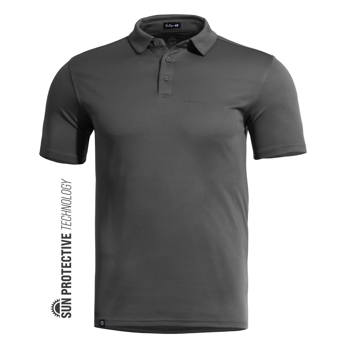 Pentagon Vanquish tricou polo, gri