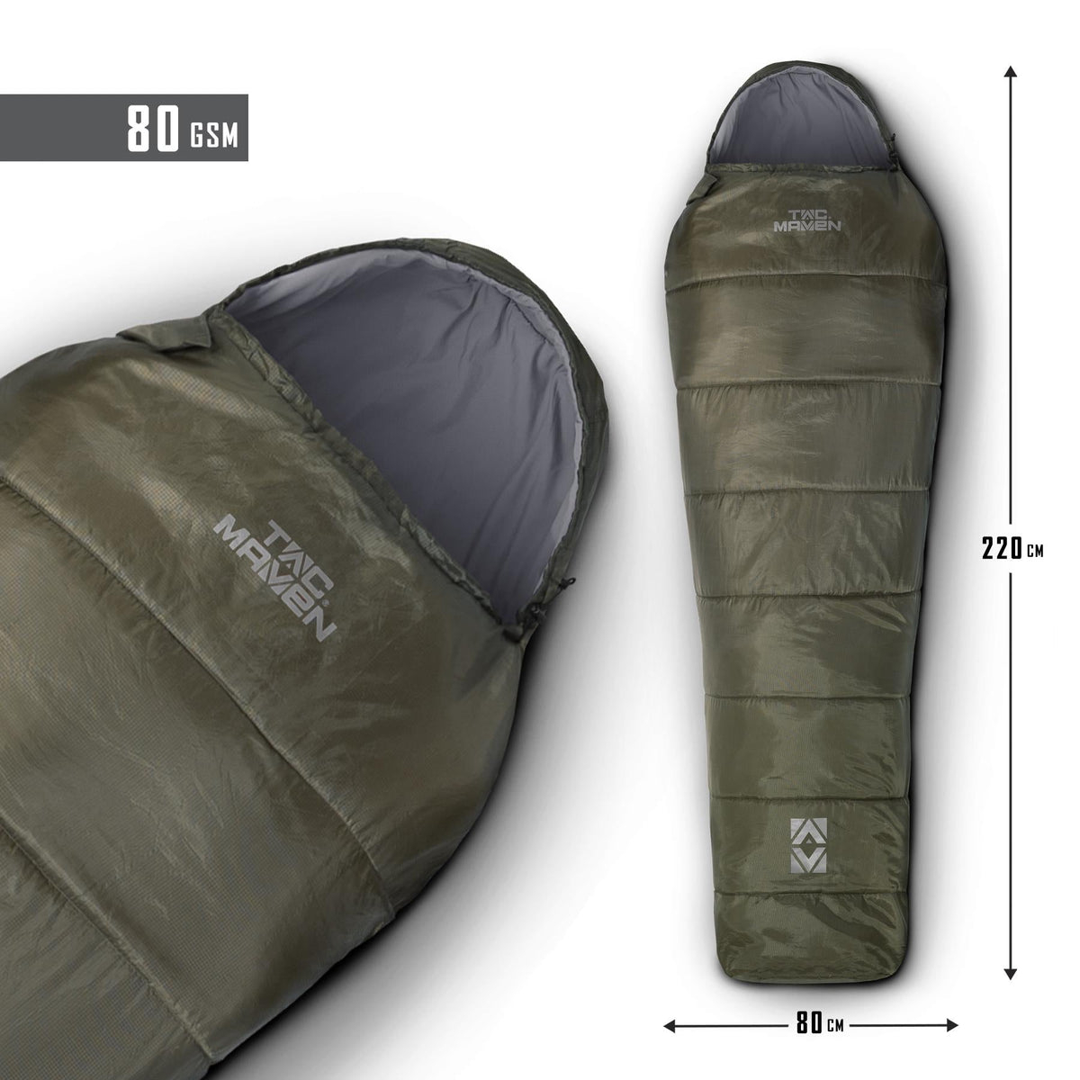 Pentagon Cocoon 10C sac de dormit, gri închis