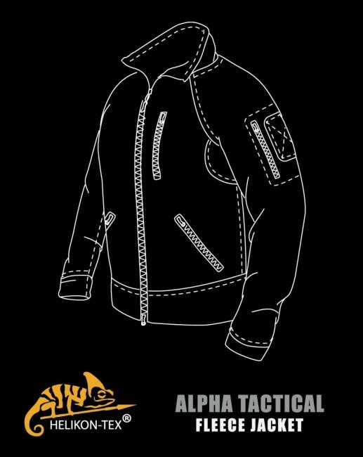 Helikon-Tex Alpha Tactical geacă fleece, foliage green