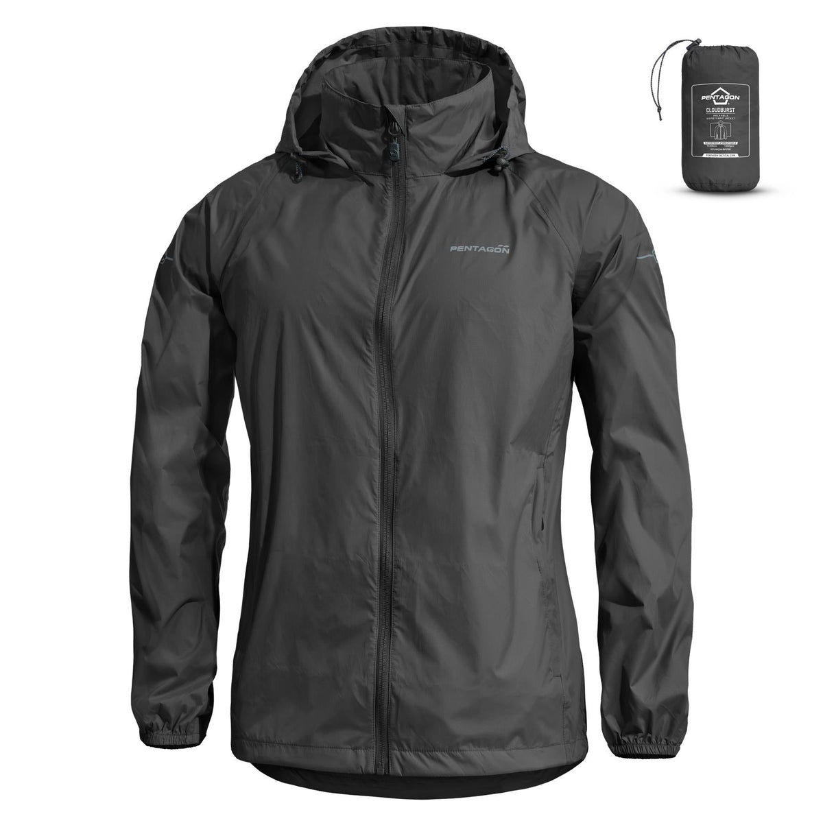 Pentagon Cloudburst Packable geacă pentru femei, neagră