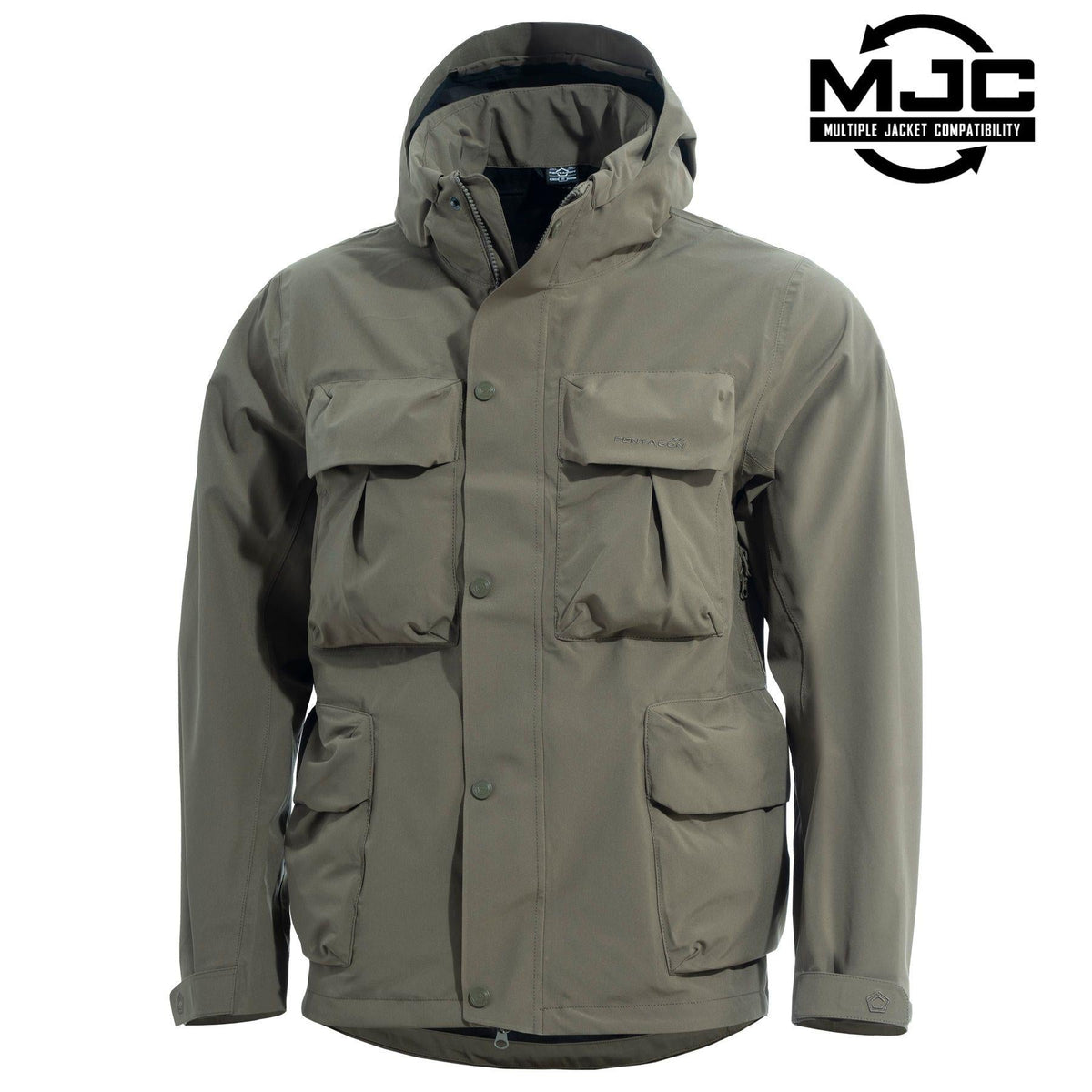 Pentagon Dias Hybrid parka, gri închis