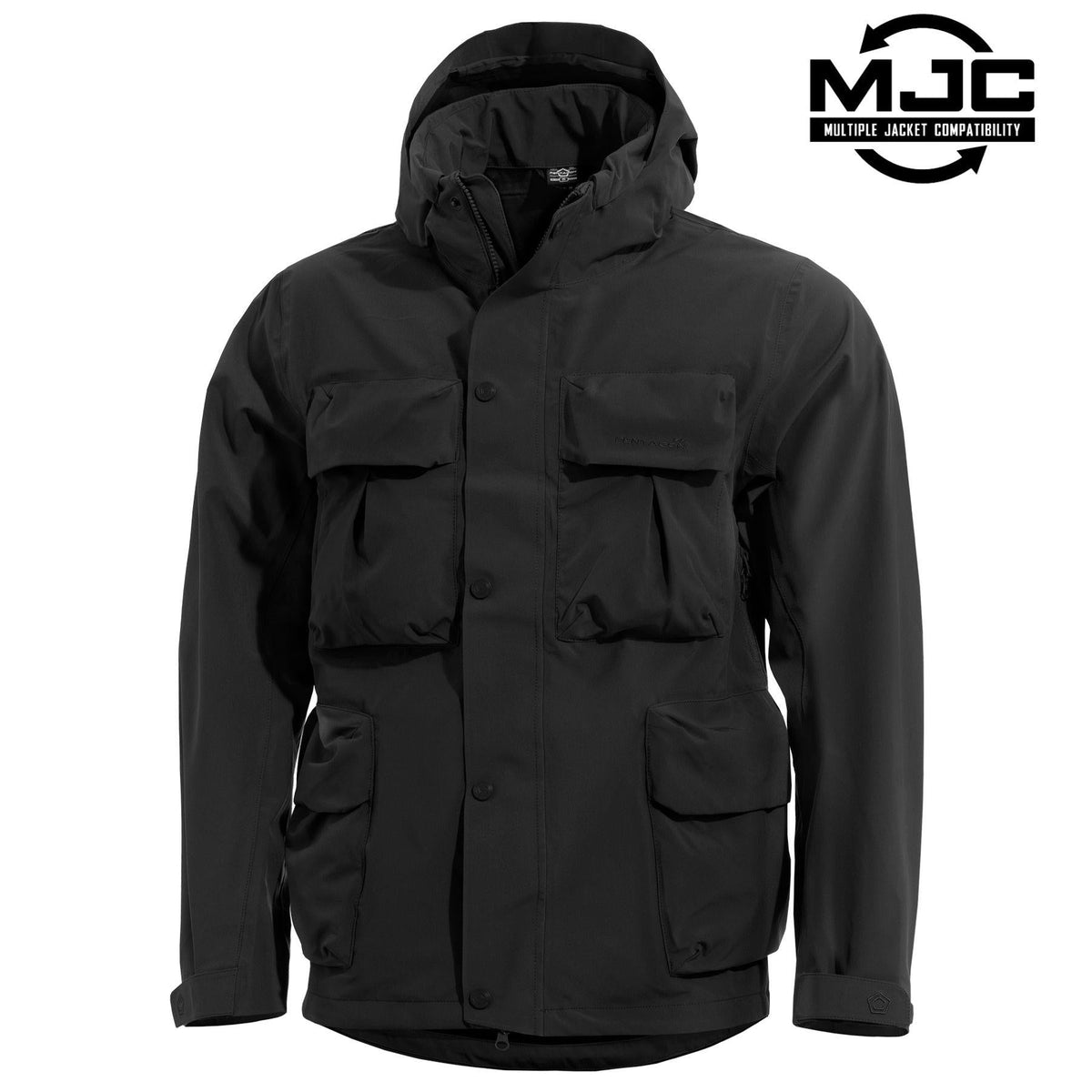 Pentagon Dias Hybrid parka, neagră