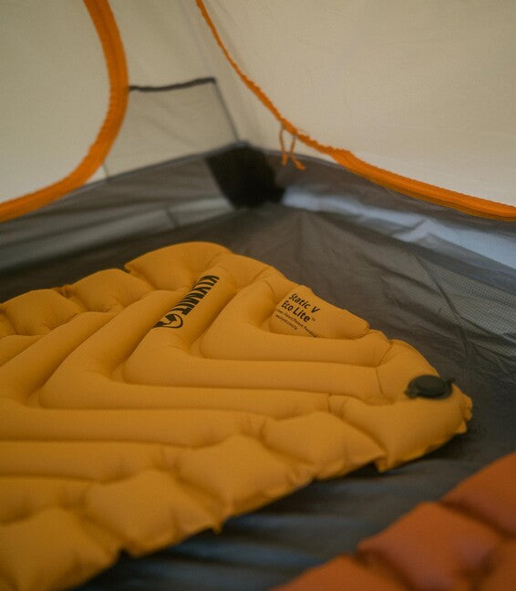 Klymit Static V Lite ECO saltea de dormit, auriu deschis