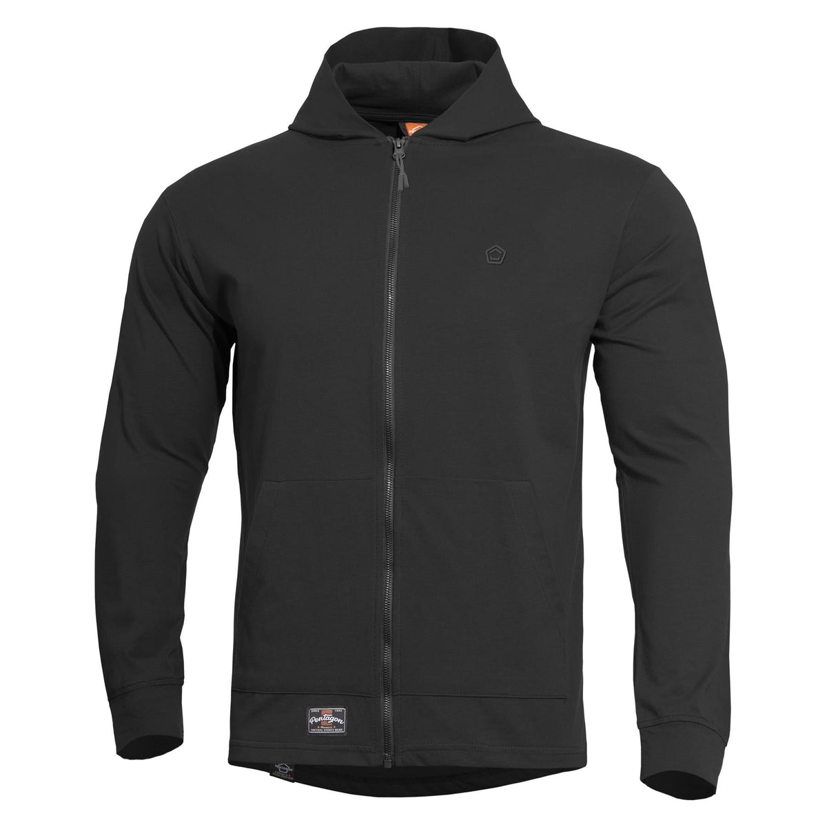 Pentagon Agis Ring Spun hanorac cu glugă pentru bărbați, Black