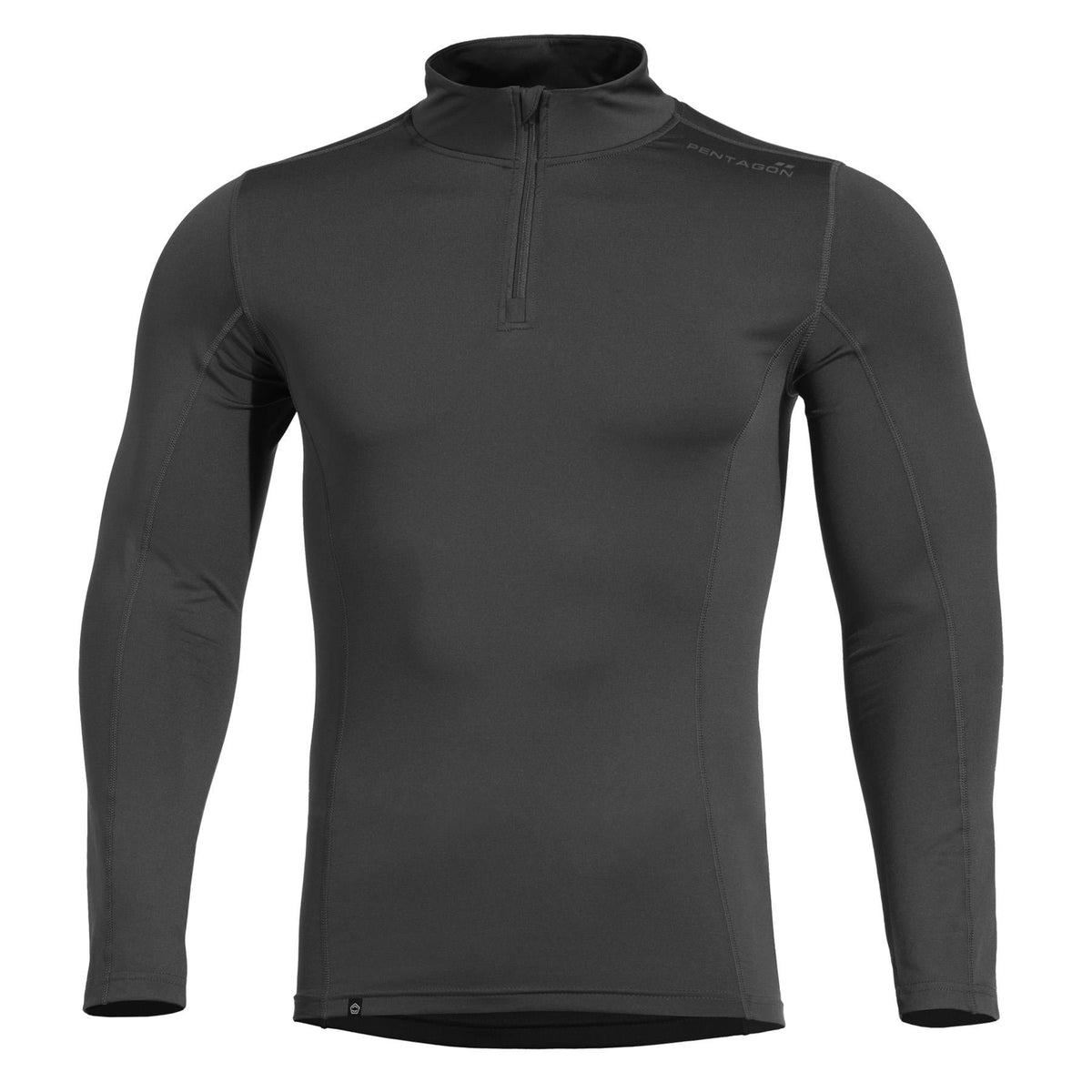 Pentagon Pindos 1/2 tricou cu fermoar, Black