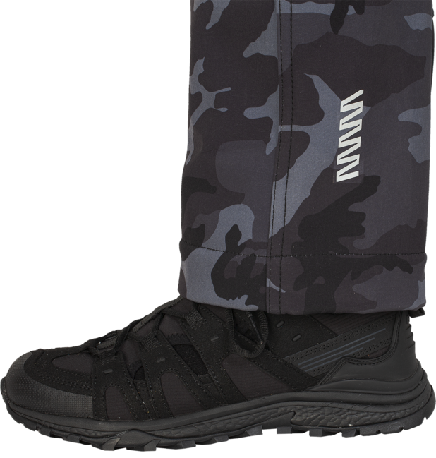 BENNON CAMOS pantaloni softshell, negri/gri