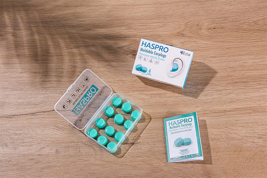 HASPRO 6P dopuri de urechi din silicon, mentol