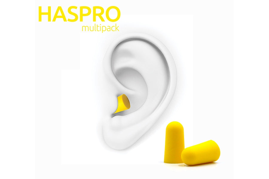HASPRO TUBE50 dopuri pentru urechi, galbene