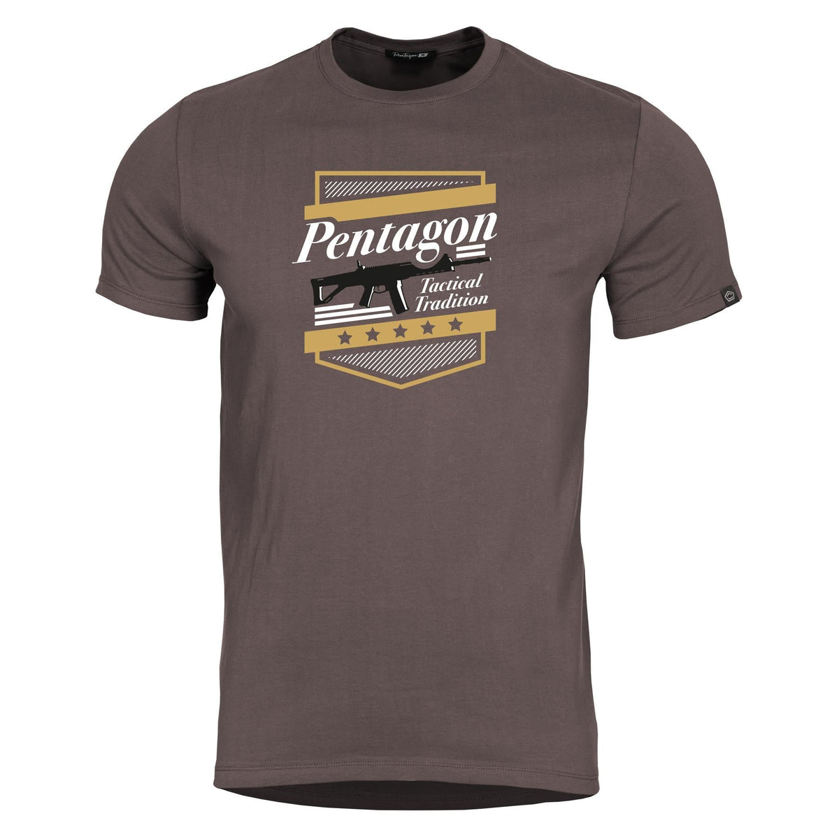Pentagon A.C.R. tricou, maro