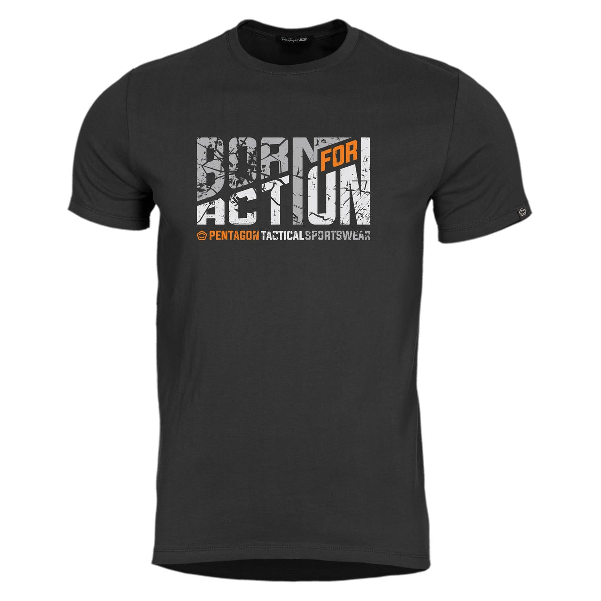 Pentagon Born for Action tricou, negru