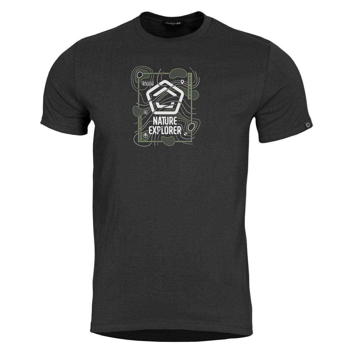 Pentagon Ageron Nature Explorer tricou, negru