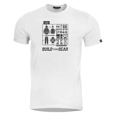 Pentagon Ageron Build Your Gear tricou scurt, alb