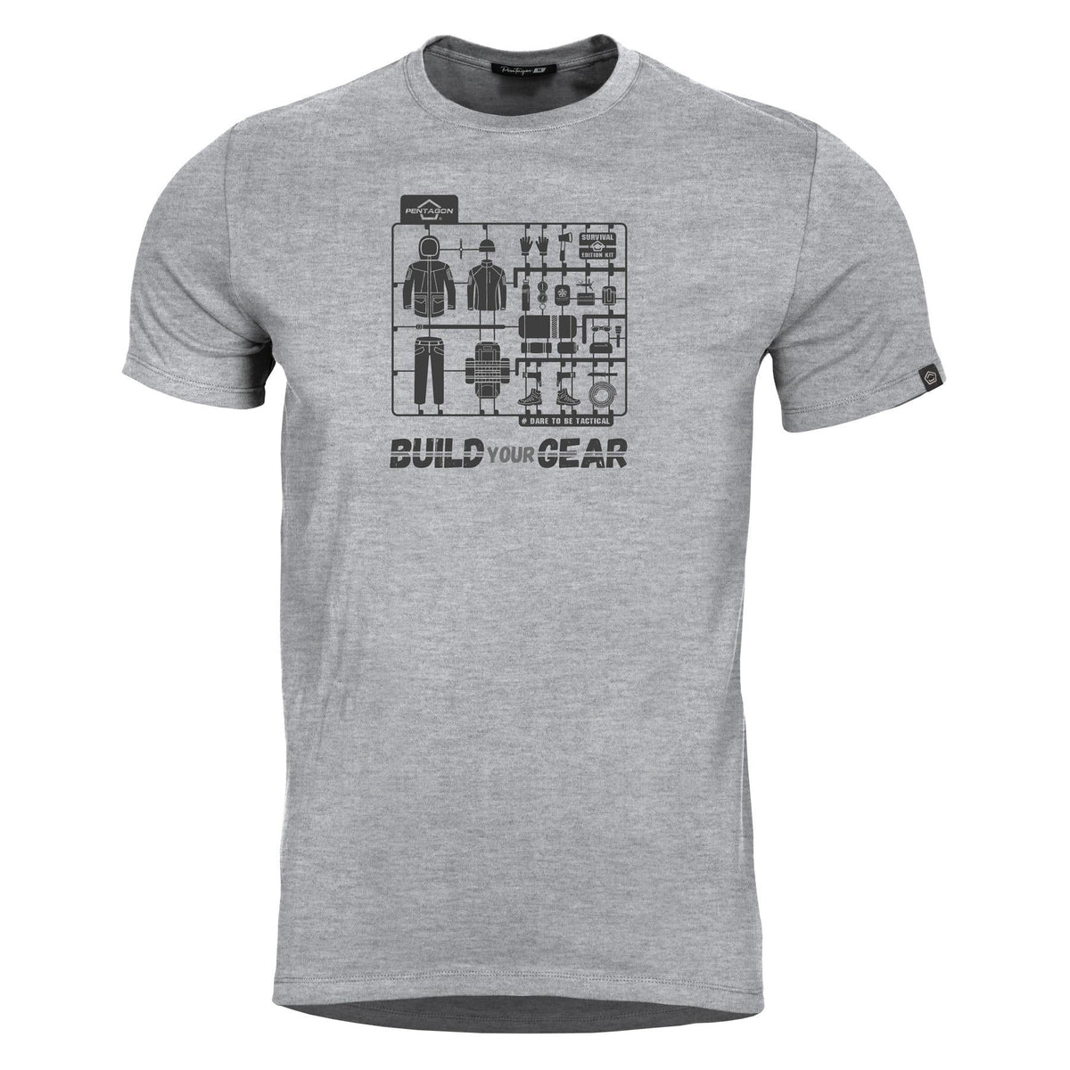 Pentagon Ageron tricou scurt, melange