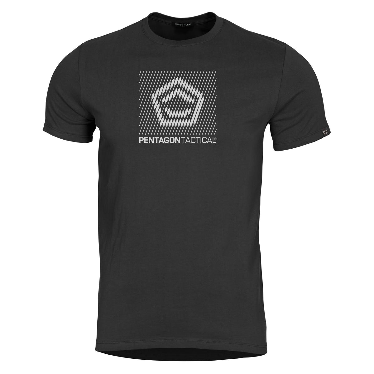 Pentagon Parallel tricou, negru