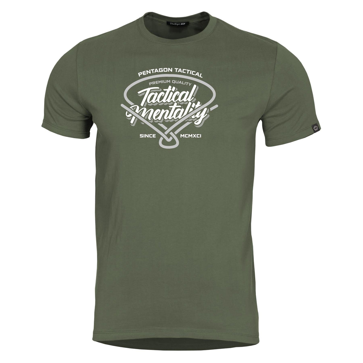 Pentagon Tactical Mentality tricou, oliv