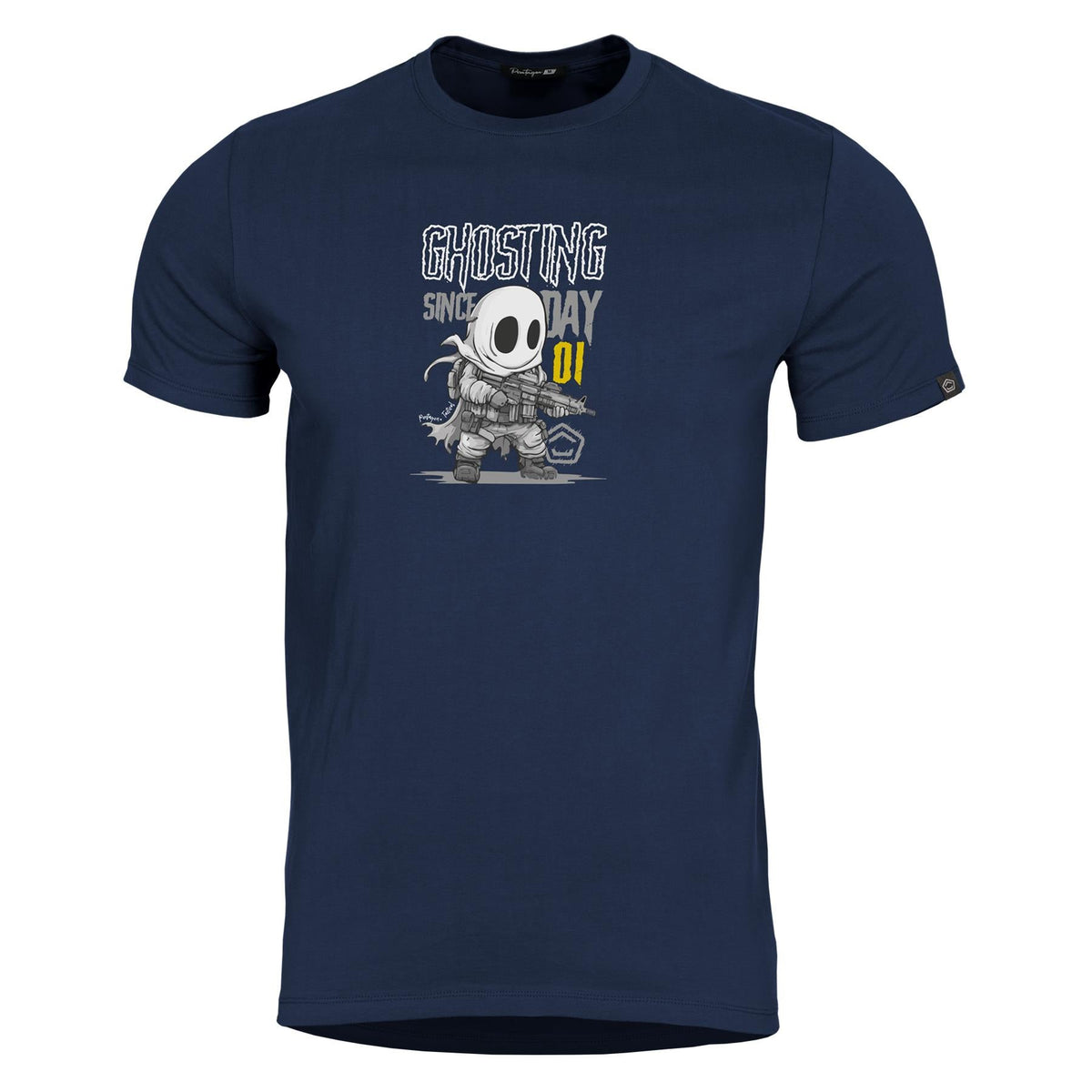 Pentagon Ghosting tricou pentru bărbați cu mânecă scurtă, midnight blue