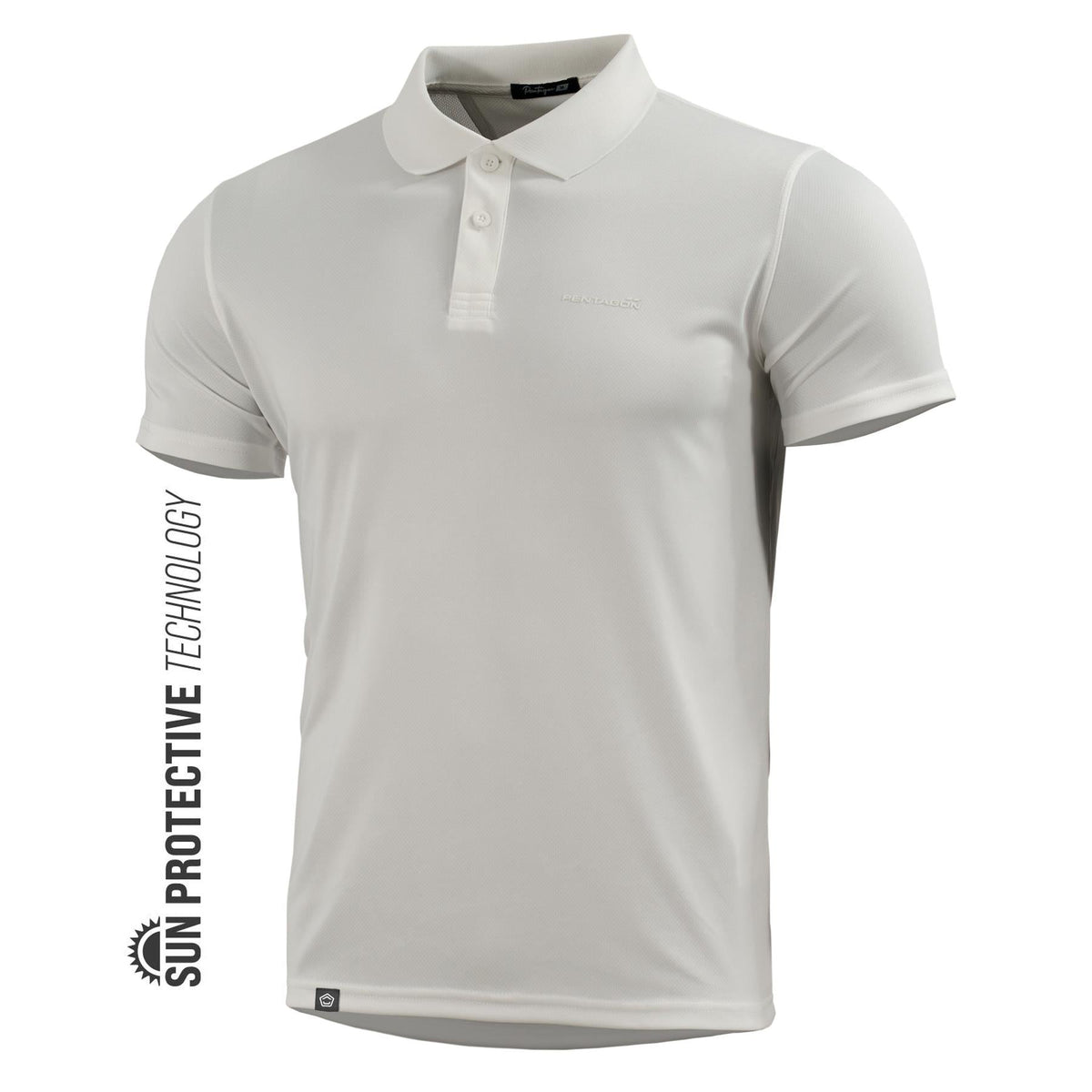 Pentagon Anassa tricou polo, alb