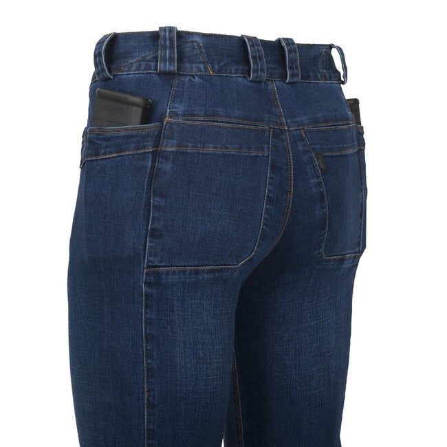 Helikon-Tex COVERT pantaloni tactici Denim Mid, Vintage Worn Blue