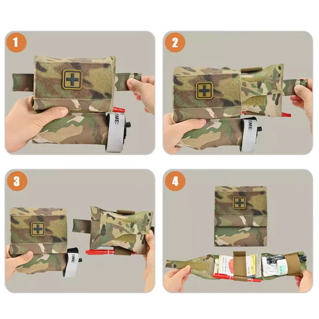 Leguon SaberMicro husă pentru micro traumă medicală, neagră camo