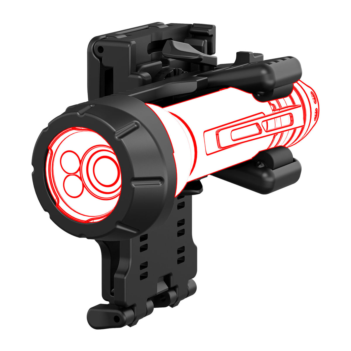 LEDLENSER Tactical Professional Holster Type D opaskové puzdro na svietidlo