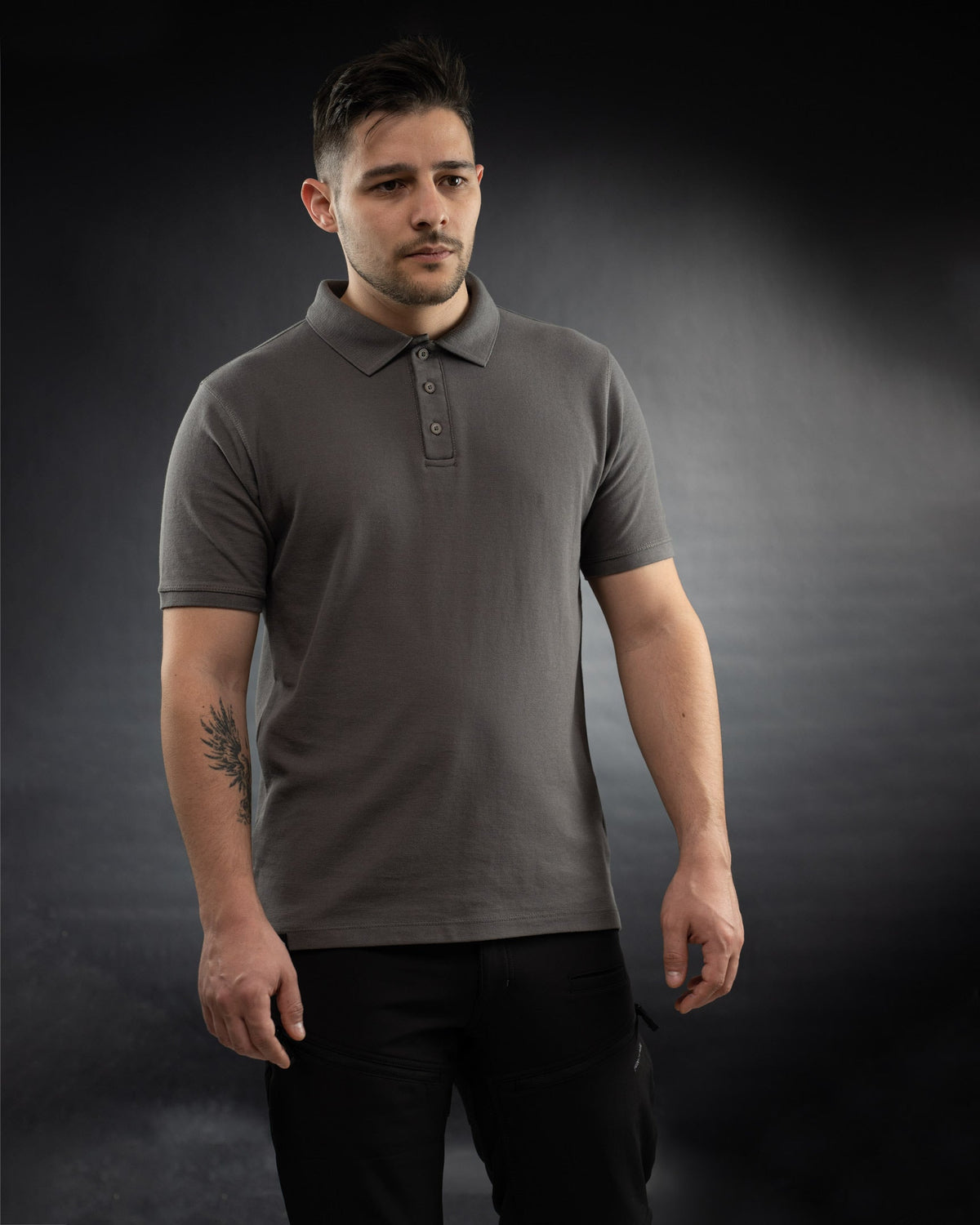 Pentagon Aniketos tricou polo, negru