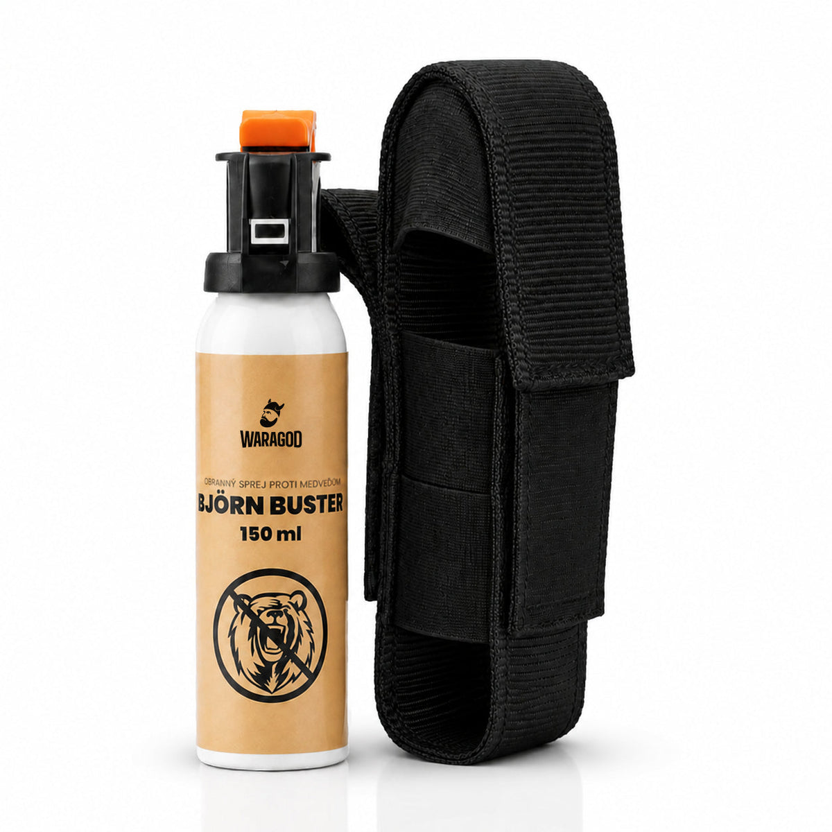 WARAGOD BJÖRN BUSTER spray anti-urs de apărare + husă