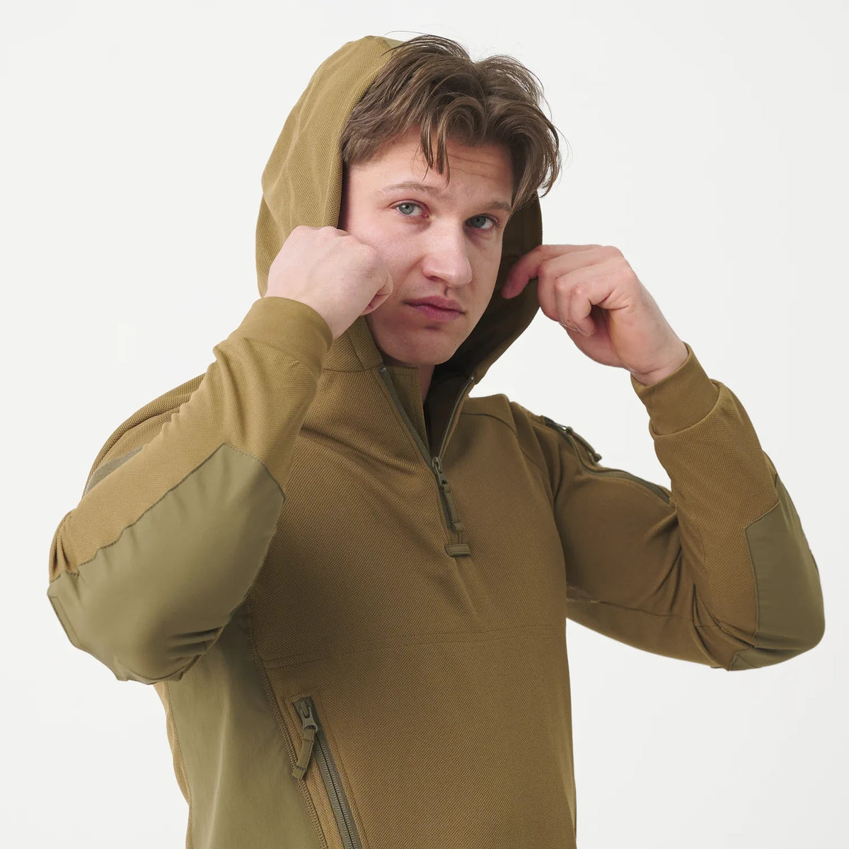 Helikon-Tex Range Hoodie mikina TopCool, sivá/čierna – detail 5