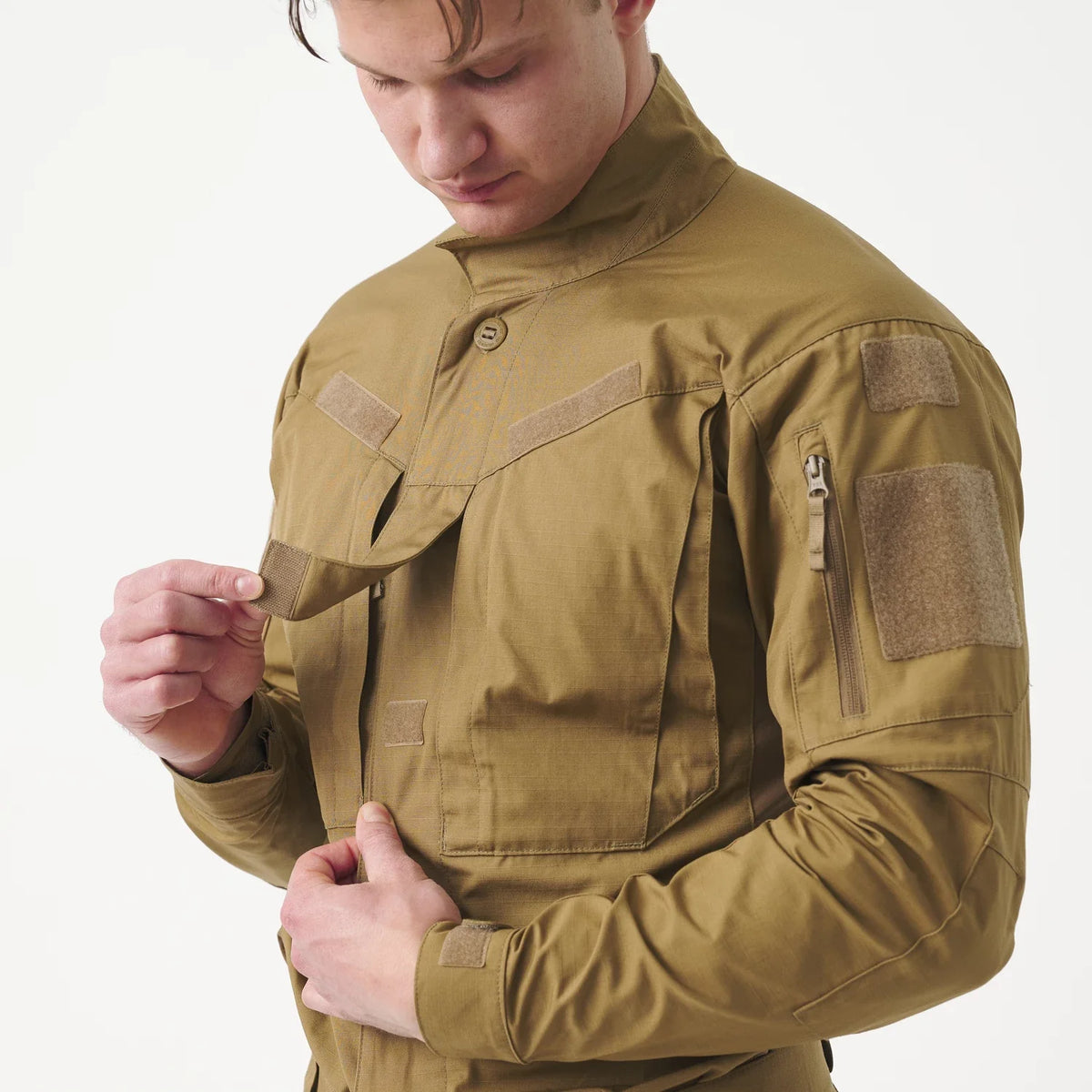 Helikon-Tex MBDU blúza NyCo Ripstop, Mud Brown – detail 6